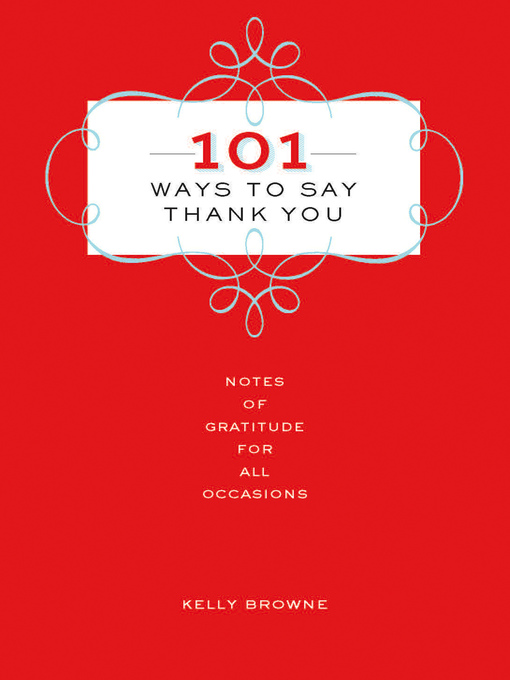 Cover image for 101 Ways to Say Thank You